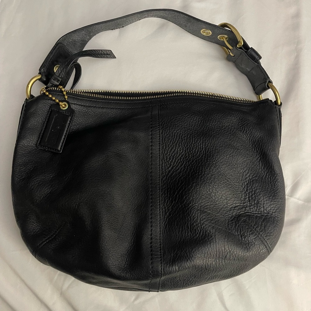Black vintage Coach classic
